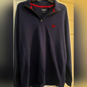 Chaps XL 1/4 Zip Long Sleeved Shirt